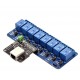 Ethernet control module 8-channel relay Ethernet controller board with RJ45 interface